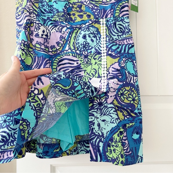 Lily Pulitzer Jesse Skort Romper in Cattitude - Picture 9 of 12